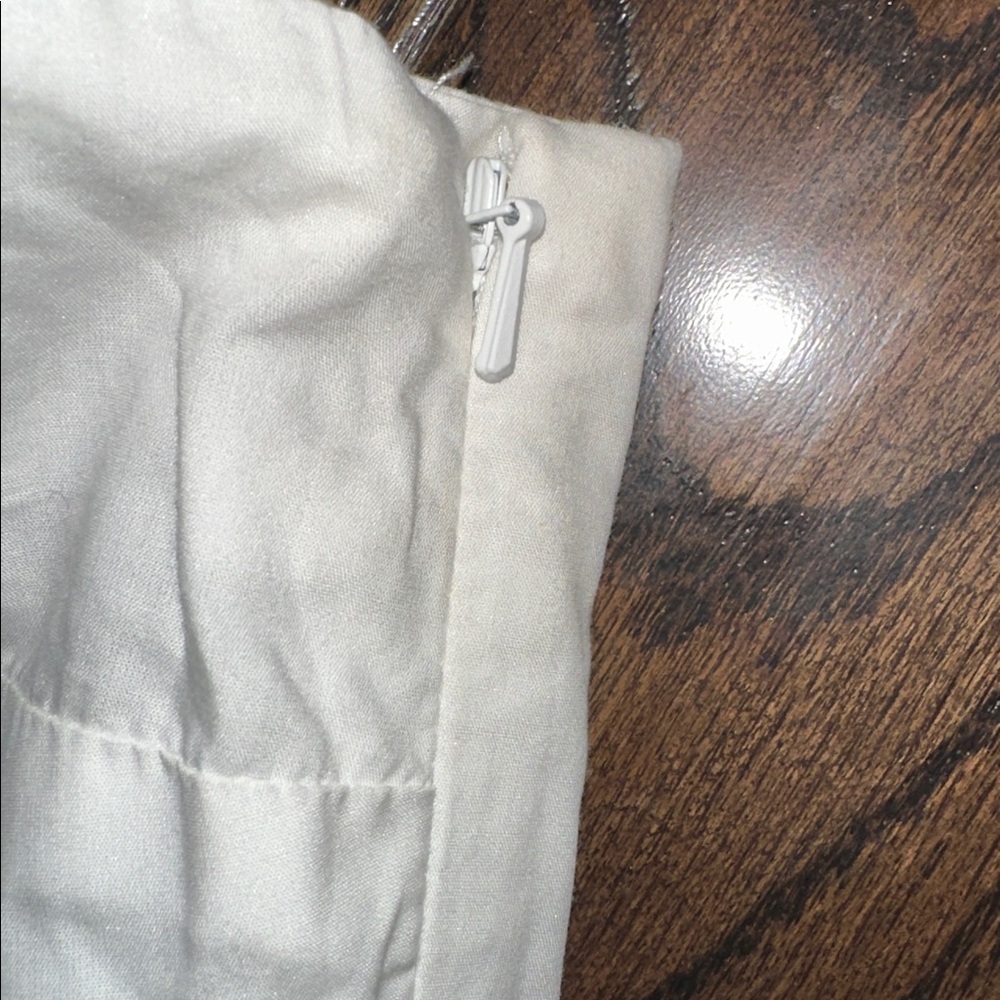 Banana Republic White Sleeveless tiered maxi Dress size 18 - Picture 4 of 9